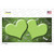 Lime Green White Dragonfly Hearts Oil Rubbed Wholesale Novelty Sticker Decal