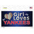This Girl Loves Her Yankees Wholesale Novelty Sticker Decal