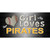 This Girl Loves Her Pirates Wholesale Novelty Sticker Decal