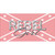 Rebel Girl Pink Wholesale Novelty Sticker Decal