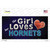 This Girl Loves Her Hornets Wholesale Novelty Sticker Decal