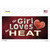 This Girl Loves Her Heat Wholesale Novelty Sticker Decal