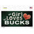 This Girl Loves Her Bucks Wholesale Novelty Sticker Decal