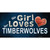 This Girl Loves Her Timberwolves Wholesale Novelty Sticker Decal