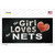This Girl Loves Her Nets Wholesale Novelty Sticker Decal