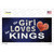 This Girl Loves Her Kings Wholesale Novelty Sticker Decal