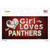 This Girl Loves Panthers Wholesale Novelty Sticker Decal