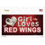 This Girl Loves Her Red Wings Wholesale Novelty Sticker Decal