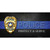 Police Badge Thin Blue Line Wholesale Novelty Sticker Decal