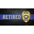 Retired Police Thin Blue Line Wholesale Novelty Sticker Decal