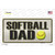 Softball Dad Wholesale Novelty Sticker Decal