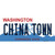 China Town Washington Wholesale Novelty Sticker Decal