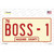 Boss 1 Wholesale Novelty Sticker Decal