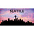 Seattle Silhouette Wholesale Novelty Sticker Decal