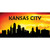 Kansas City Silhouette Wholesale Novelty Sticker Decal