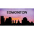 Edmonton Silhouette Wholesale Novelty Sticker Decal