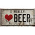 I Love Beer Wholesale Novelty Sticker Decal