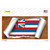 Hawaii Flag Scroll Wholesale Novelty Sticker Decal