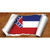Mississippi Flag Scroll Wholesale Novelty Sticker Decal