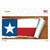 Texas Flag Scroll Wholesale Novelty Sticker Decal