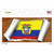 Ecuador Flag Scroll Wholesale Novelty Sticker Decal