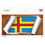 Aland Flag Scroll Wholesale Novelty Sticker Decal