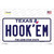 Hookem Texas Wholesale Novelty Sticker Decal