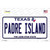 Padre Island Texas Wholesale Novelty Sticker Decal