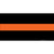 Thin Orange Line Wholesale Novelty Sticker Decal