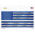 Blue American Flag Thin White Line Wholesale Novelty Sticker Decal