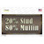 20 Percent Stud Wholesale Novelty Sticker Decal