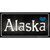 Alaska Flag Script Wholesale Novelty Sticker Decal