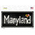 Maryland Flag Script Wholesale Novelty Sticker Decal