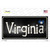 Virginia Flag Script Wholesale Novelty Sticker Decal