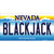 Black Jack Nevada Wholesale Novelty Sticker Decal
