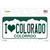 I Love Colorado Wholesale Novelty Sticker Decal