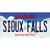 Sioux Falls South Dakota Wholesale Novelty Sticker Decal