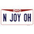 N Joy OH Ohio Wholesale Novelty Sticker Decal