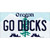 Go Ducks Oregon Wholesale Novelty Sticker Decal
