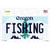 Fishing Oregon Wholesale Novelty Sticker Decal