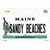 Sandy Beaches Maine Wholesale Novelty Sticker Decal