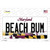 Beach Bum Maryland Wholesale Novelty Sticker Decal