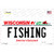 Fishing Wisconsin Wholesale Novelty Sticker Decal