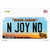 N Joy ND North Dakota Wholesale Novelty Sticker Decal