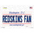 Redskins Fan Washington DC Wholesale Novelty Sticker Decal