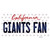 Giants Fan California Wholesale Novelty Sticker Decal