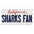 Sharks Fan California Wholesale Novelty Sticker Decal