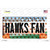 Hawks Fan Georgia Wholesale Novelty Sticker Decal