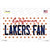 Lakers Fan California Wholesale Novelty Sticker Decal