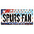 Spurs Fan Texas Wholesale Novelty Sticker Decal